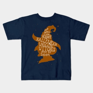 Halloween Witch Kids T-Shirt